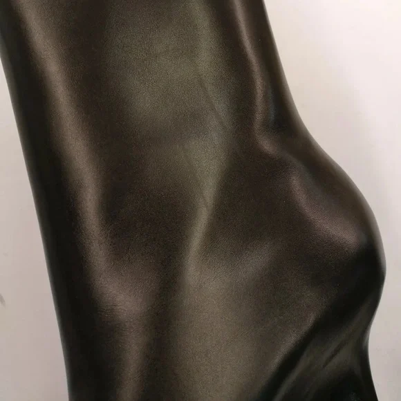 GIVENCHY Leather Wedge Heel Ankle Boots - Picture 6 of 7